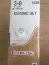 ETHICON 922H Chromic Gut 36" (90cm) 3Dozen  922H