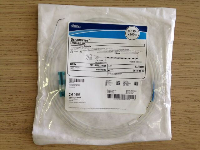 New BOSTON SCIENTIFIC 5611 Dreamwire Angled Tip High Performance Guidewire  .035in x 260cm (X) Disposables - General For Sale - DOTmed Listing