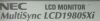 GE LCD1980SXi  19'' Monitor   MRI Scanner