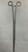 UA MEDICAL Z16075GYL Z-Clamp Hysterectomy Forceps Straight