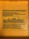 UEI IRT3 Insulation Resistance Tester