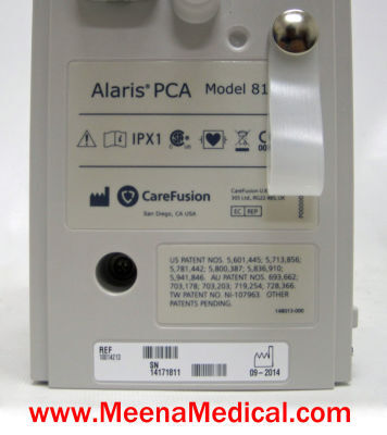 ALARIS CAREFUSION 8120 Syringe Pump PCA