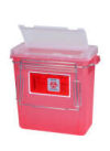 HARLOFF 3 Gallon Sharps Container &amp; Bracket Instrument Cart