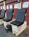 RITTER MIDMARK 604 Exam Table w New Graphite Upholstery Exam Table