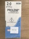 ETHICON 8833H Suture Blue Monofilament 2-0 (36/Box) (x) 8833H