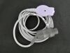 GE 1590AAO Cable, Qwik Connect Plus Leg Plate Interface 8ft length, Round Fetal Monitor
