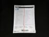 GE 2009828-061 Paper - Case, Chart 8.5x11 Red Grid, Interpretation, 150 sheets per package & 16 packages per case EKG