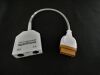 GE 402015-004 *Cable, Cable Adapter 8" Dual Temp T1/T2 with II Pin  Bedside Monitor