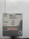 ETHICON PDP494G 4-0 PDS II PLUS (ANTIBACTERIAL) CLEAR 18" P-3 CUTTING Sutures Box of 12 Sutures