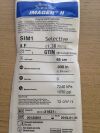 BOSTON SCIENTIFIC 31631 Imager II SIM1 Selective Angiographic Catheter 4F (X)