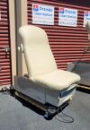 RITTER Midmark Power Exam Table 222 with New Graphite Upholstery Exam Chair