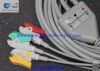 NIHON KODEN PN:98ME01AA014 Nihon Kohden TEC-7621 Defibrillator Integrated 3LEAD Cable PN:98ME01AA014 In Stocks For Selling And Repairing  Defibrillator