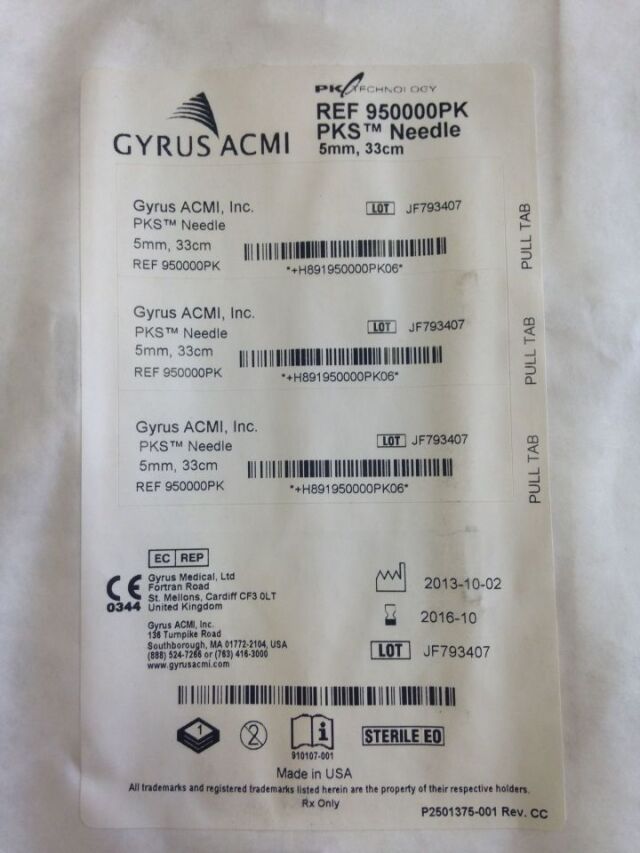 GYRUS 950000PK PKS Needle, 5mm, 33cm (X)