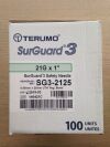 TERUMO SG3-2125 SurGuard 3 Safety Hypodermic Needle, 21G x 1" (X)