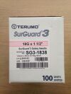 TERUMO SG3-1838 SurGuard 3 Safety Hypodermic Needle, 18G x 1 1/2 (100/Box) (X)