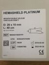 MAQUET M00202166201P0 Hemashield Platinum Woven Double Velour Vascular Graft, 40cm (X)