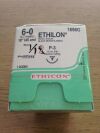 ETHICON 1698G  Ethilon Polyamide 6 Black Monofilament Non-Absorbable Suture 6-0, 18in (12/Box) (X)