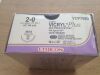 ETHICON VCP789D Vicryl Plus, Violet Braided Suture, 2-0 (12/Box) (X)