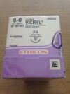 ETHICON J492G Vicryl, Undyed Braided Suture, 6-0 (12/Box) (x)