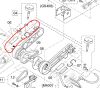 AGFA CM+9038961370  IP Input/Output Assy Toothed Belt, Tensioner (No.222L) CR