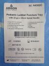ARGON MEDICAL A4302C Pediatric Lumbar Puncture Tray, 22Ga x 3.8cm (X)