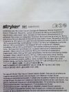 STRYKER 0306-573-000 Cement Cartridge w/ Breakaway Femoral Nozzle And Medium Pressurizer  (X)