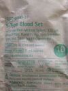 BRAUN V2560-37 Y-Type Blood Set, 98in