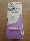ETHICON VCP269H VICRYL Plus, Undyed Braided Suture, 2-0 (36/Box) (x)