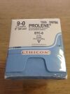 ETHICON D9766 Blue Monofilament Suture, 8" (1 Dozen)