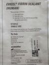 OMRIX 3901/3902  Fibrin Sealant (Human) Evicel, 1mL/2mL (X)