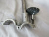 CHICK ZIMMER I.V. Post 7 inch Bar Clamp Orthopedics Traction I.V. IV Post w/ Clamp Bar Holder 7" Gray Knob