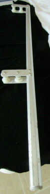 CHICK ZIMMER Overhead 48" w/ 2 Bar Holder Clamps Orthopedics Traction Overhead Bar w/ Bar Holder Clamp Pulley 48"