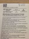 TELEFLEX /TORNIER SMSL50201 White Braided PTFE Impregnated Polyester Fiber Nonabsorbable Surgical Suture, USP