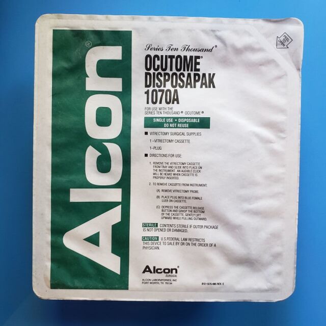 ALCON Ten Thousand Ocutome Disposapak 1070A