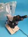 AMERICAN SCIENTIFIC PRODUCTS Microscope :  WF 10x Eyepieces 
Objectives: 10/0.25
                  40/0.65
                  100/1.25