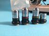 AMERICAN SCIENTIFIC PRODUCTS Microscope :  WF 10x Eyepieces 
Objectives: 10/0.25
                  40/0.65
                  100/1.25