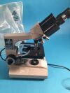 AMERICAN SCIENTIFIC PRODUCTS Microscope :  WF 10x Eyepieces 
Objectives: 10/0.25
                  40/0.65
                  100/1.25