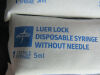 MEDLINE Qty. of 100 Ref: SYR105010 5 mL Luer Lock Disposable Syringe  Exp. 09/2024