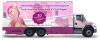 ASSURED IMAGING NEW FUJI 3D MAMMO with REFURB 34-FT MOBILE COACH Mammo Mobile
