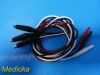 Electrapy Device Replacement Leads (Red,White,Black)W/Alligator Clips