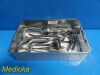 WECK Jarit Pilling Ditman D & C Tray Surgical Instruments W/ Carrying Case