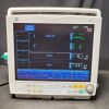 GE B40 NELLCOR OXIMAX SPO2, ECG, NIBP, TEMP, PRINTER, N-CAIO MODULE - 5 AGENT Bedside Monitor
