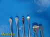 JARIT Lot of 6 , Richards & Zimmer Key Periosteal Elevators