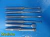 JARIT Lot of 6 , Richards & Zimmer Key Periosteal Elevators