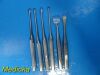 JARIT Lot of 6 , Richards & Zimmer Key Periosteal Elevators