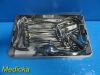 WECK SKLAR JARIT COMPLETE PROFESSIONAL D & C Tray Surgical Instruments W/ Case