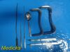 WECK SKLAR JARIT COMPLETE PROFESSIONAL D & C Tray Surgical Instruments W/ Case