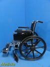 CARDINAL HEALTH CW0071CSF Full Length Wheel Chair W/2X Removable ARM RESTS