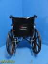 CARDINAL HEALTH CW0071CSF Full Length Wheel Chair W/2X Removable ARM RESTS