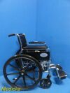 CARDINAL HEALTH CW0071CSF Full Length Wheel Chair W/2X Removable ARM RESTS